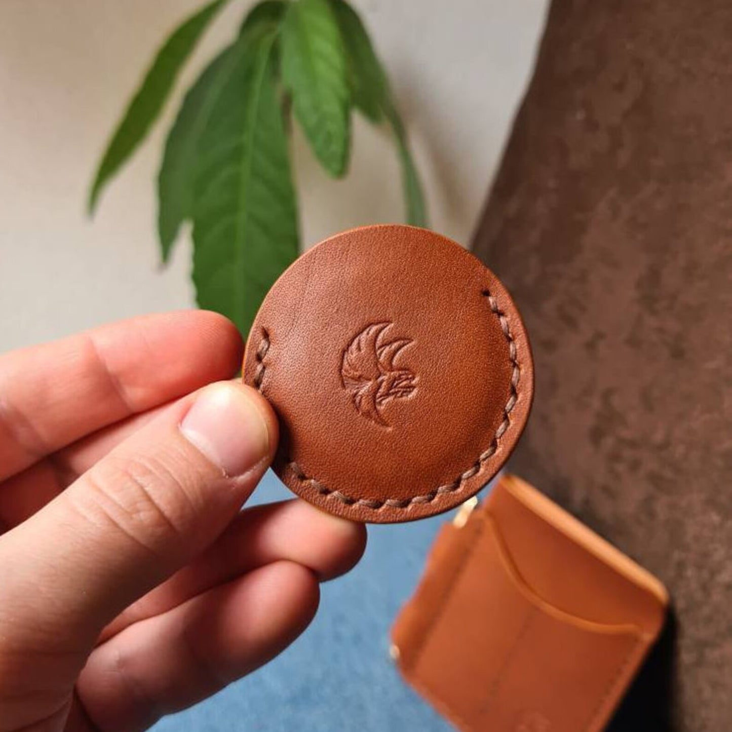 EDC Leather Coin Slip