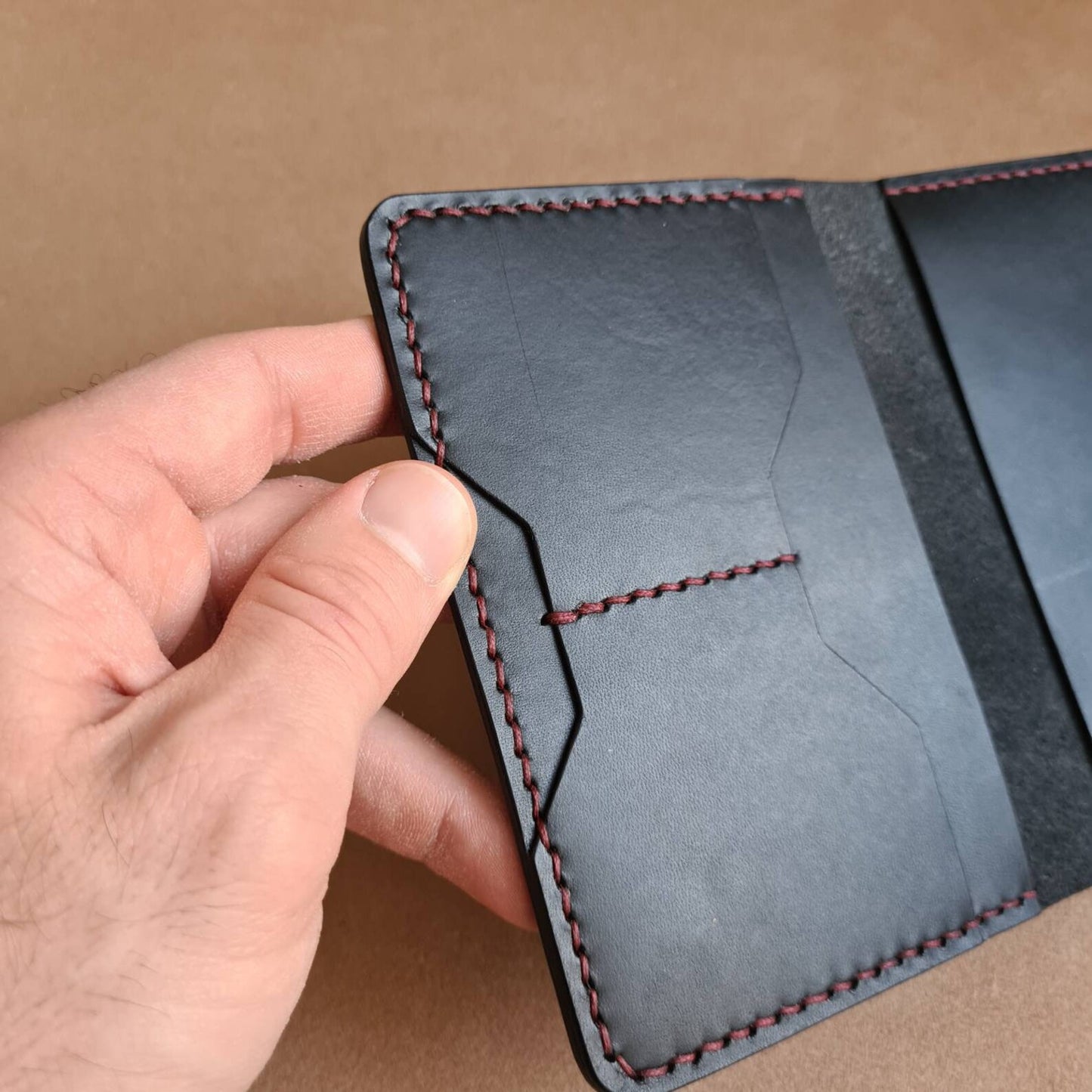 Handmade Leather Passport Wallet | Travel Wallet