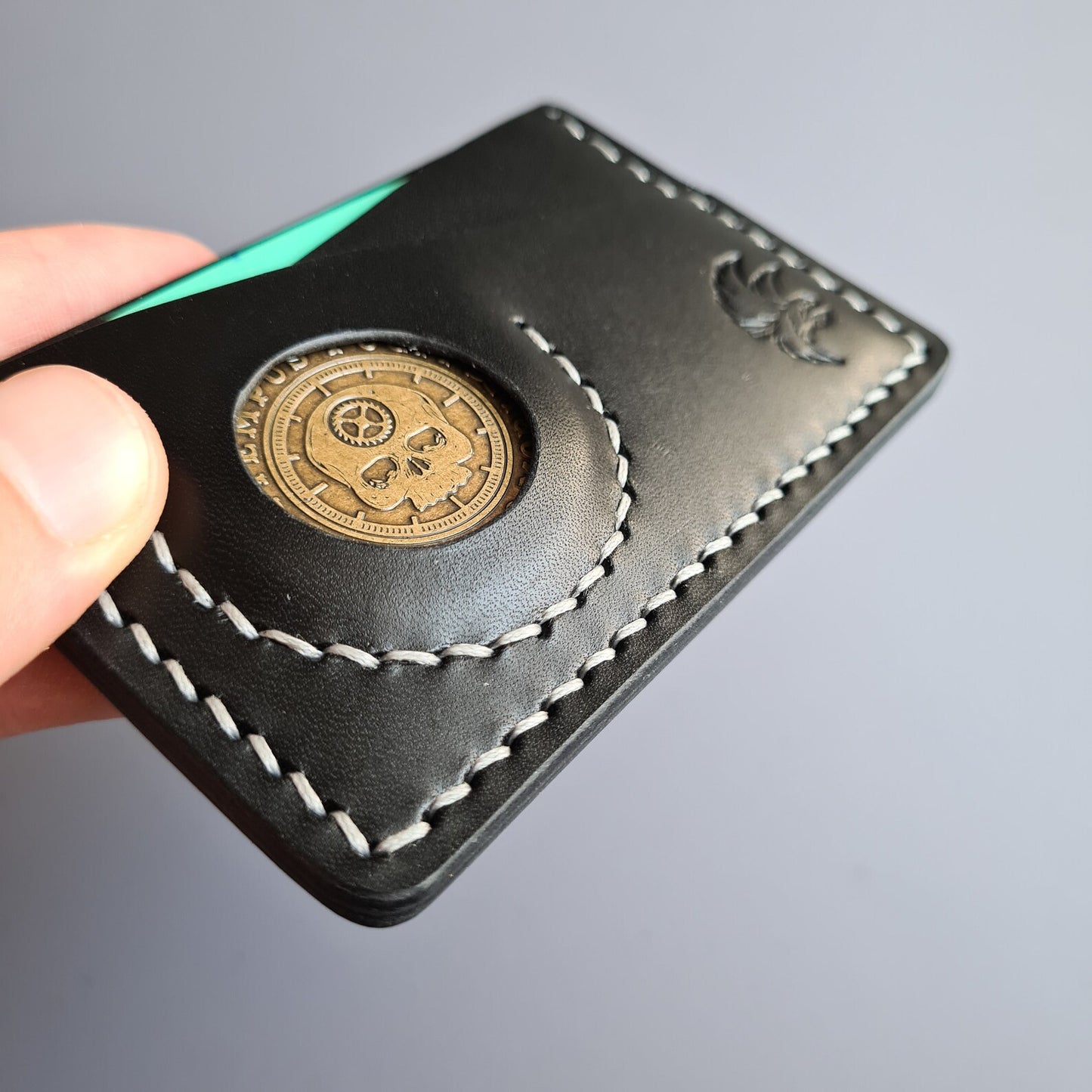 Handmade Minimalist Edc Wallet With Coin Pocket