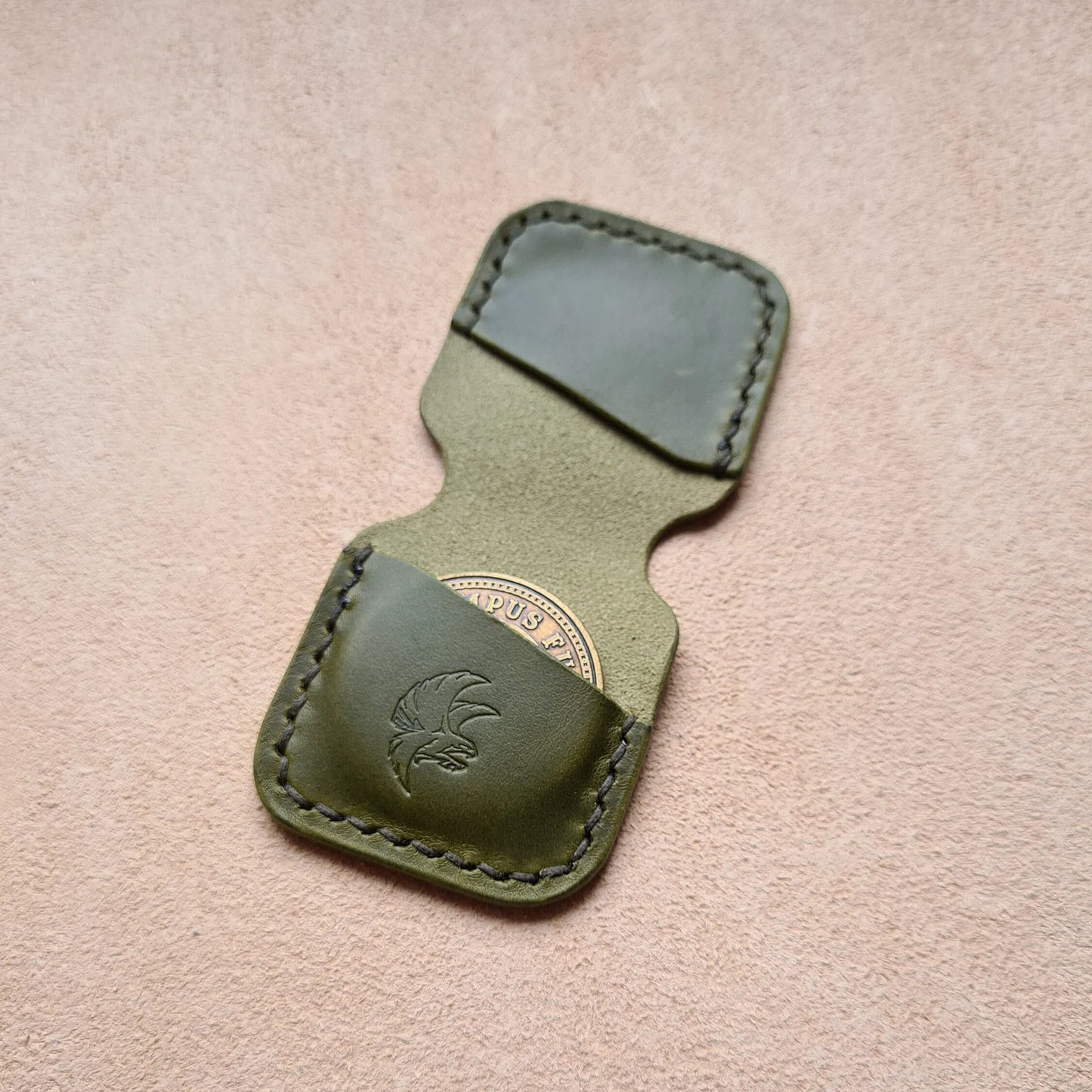 Duo Coin Leather Pouch