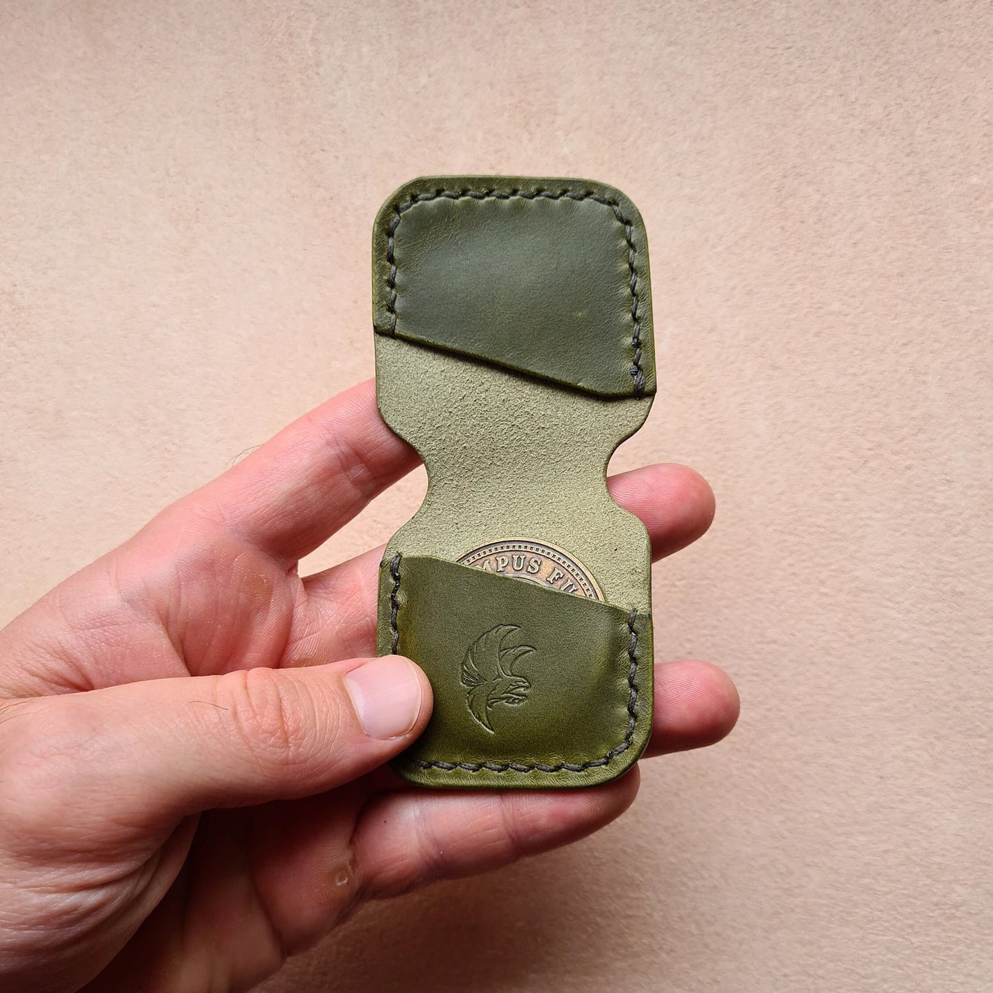 Duo Coin Leather Pouch