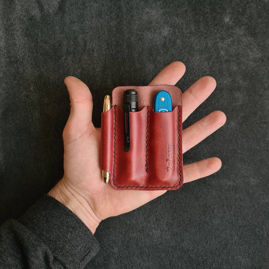 Leather Edc Pocket Organizer