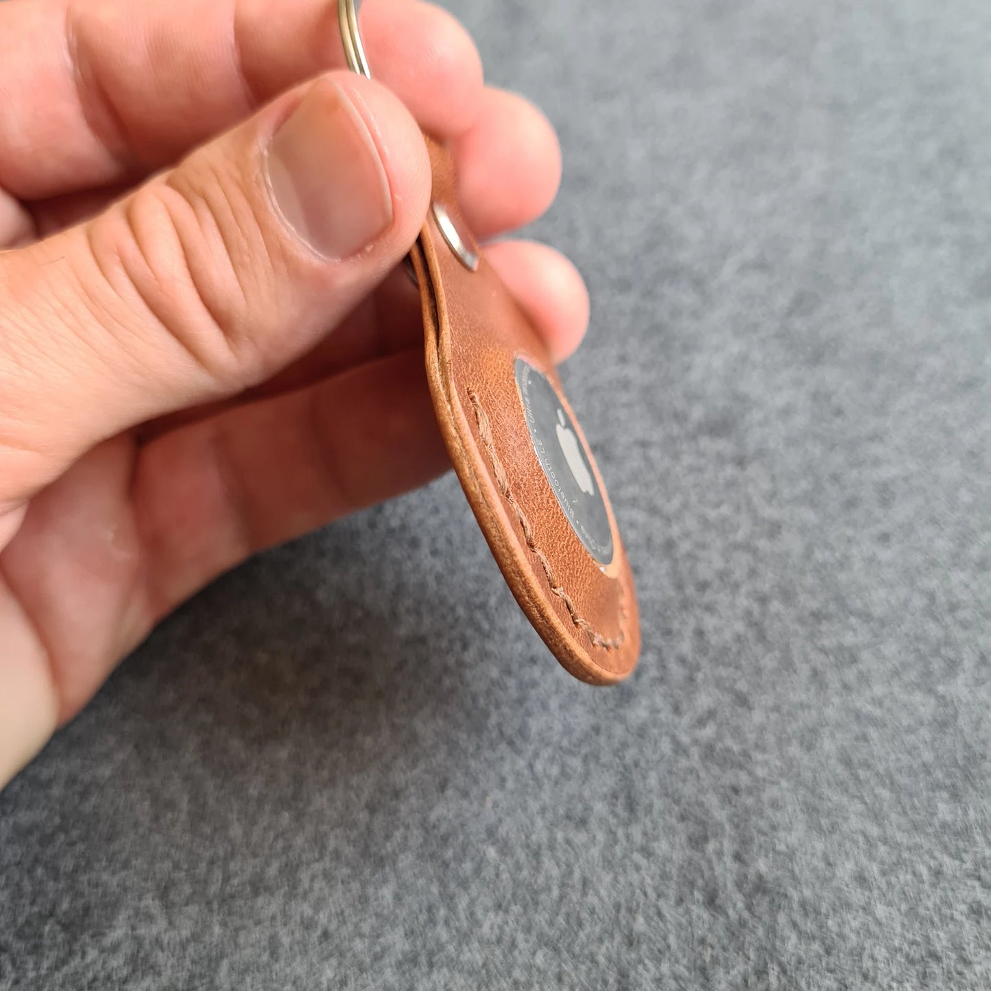 Handmade Leather AirTag Holder | AirTag Case