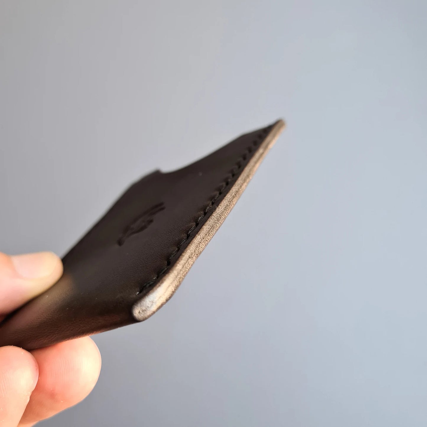 Handmade Leather Card Sleeve| Slim Card Holder