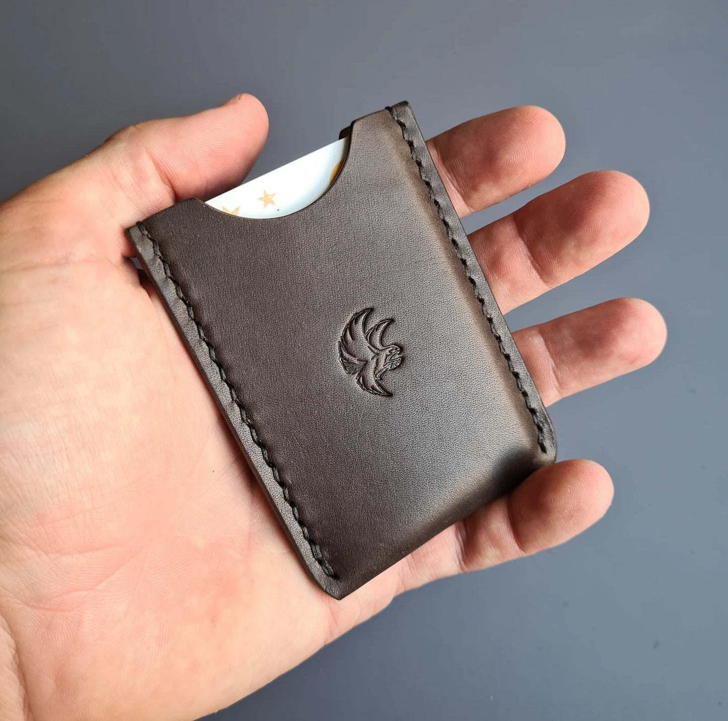 Handmade Leather Card Sleeve| Slim Card Holder