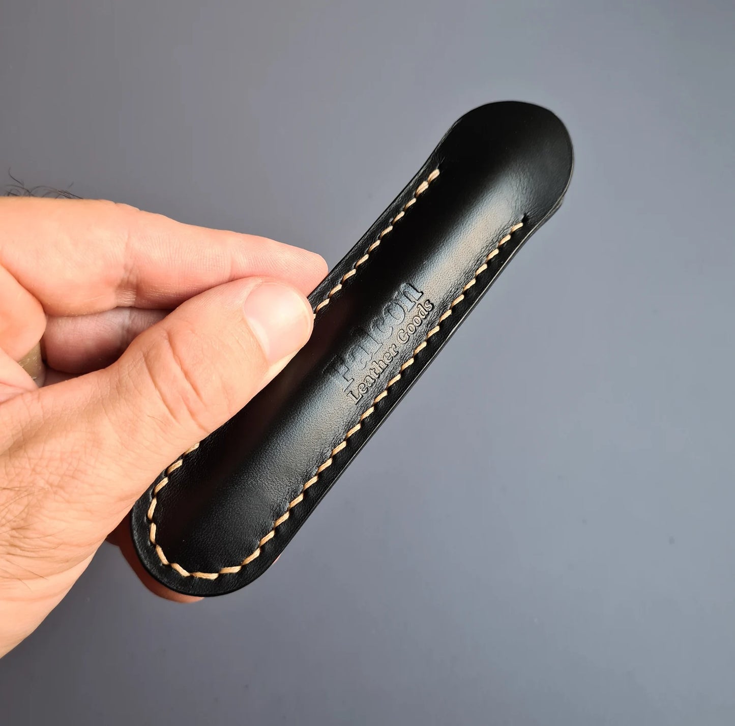 Handmade Leather Pen Sleeve
