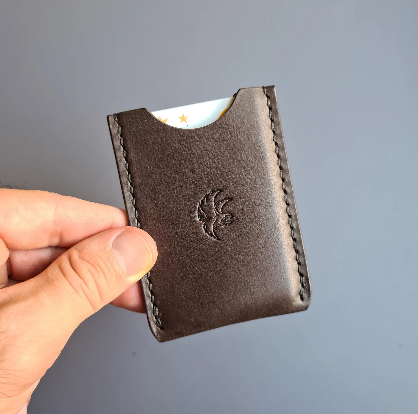 Handmade Leather Card Sleeve| Slim Card Holder