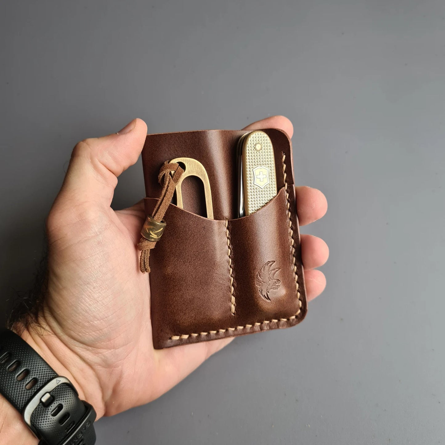 Handmade Leather EDC Caddy | Pocket Organizer