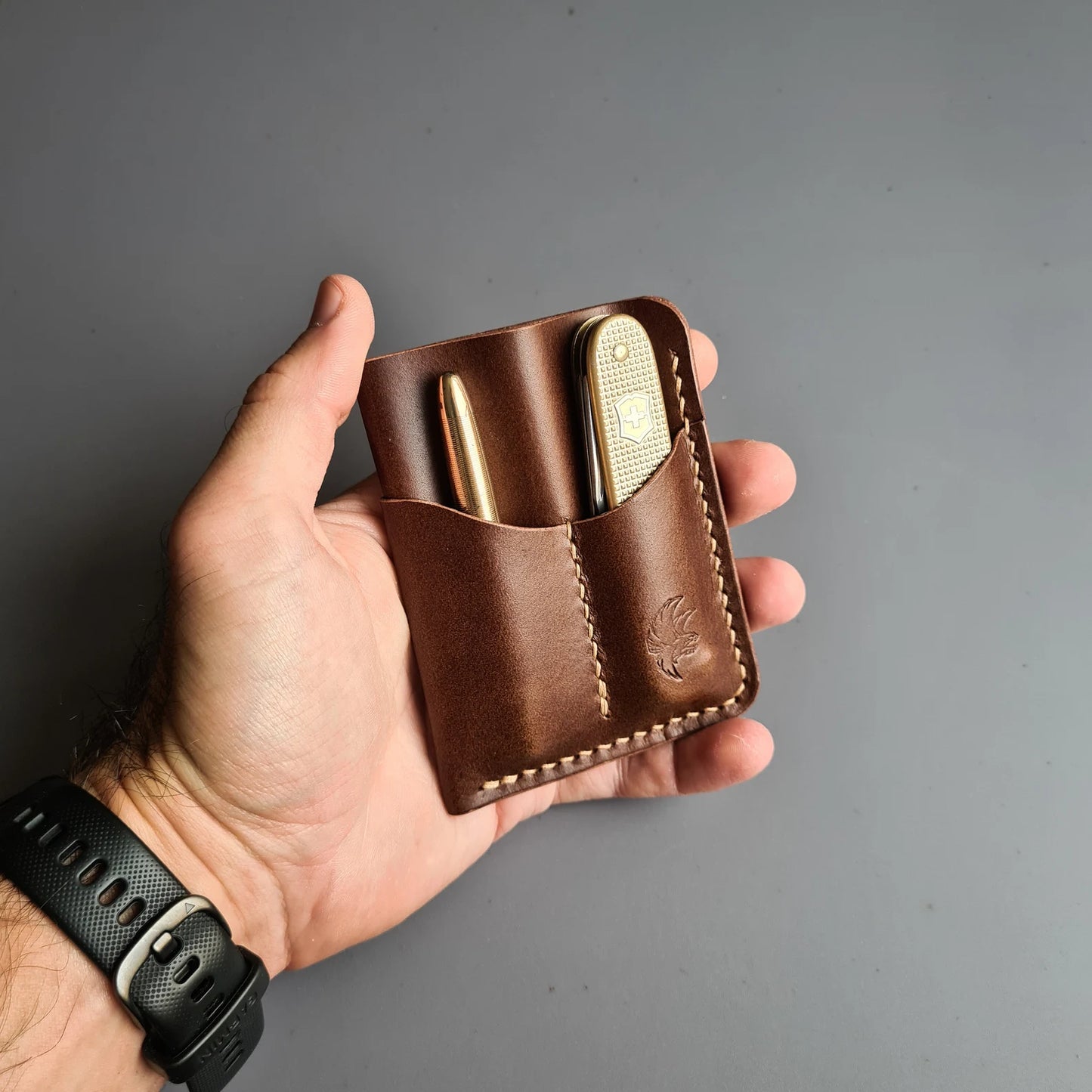 Handmade Leather EDC Caddy | Pocket Organizer