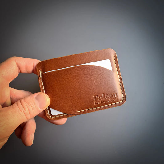 Handmade Slim Front Pocket Leather Wallet