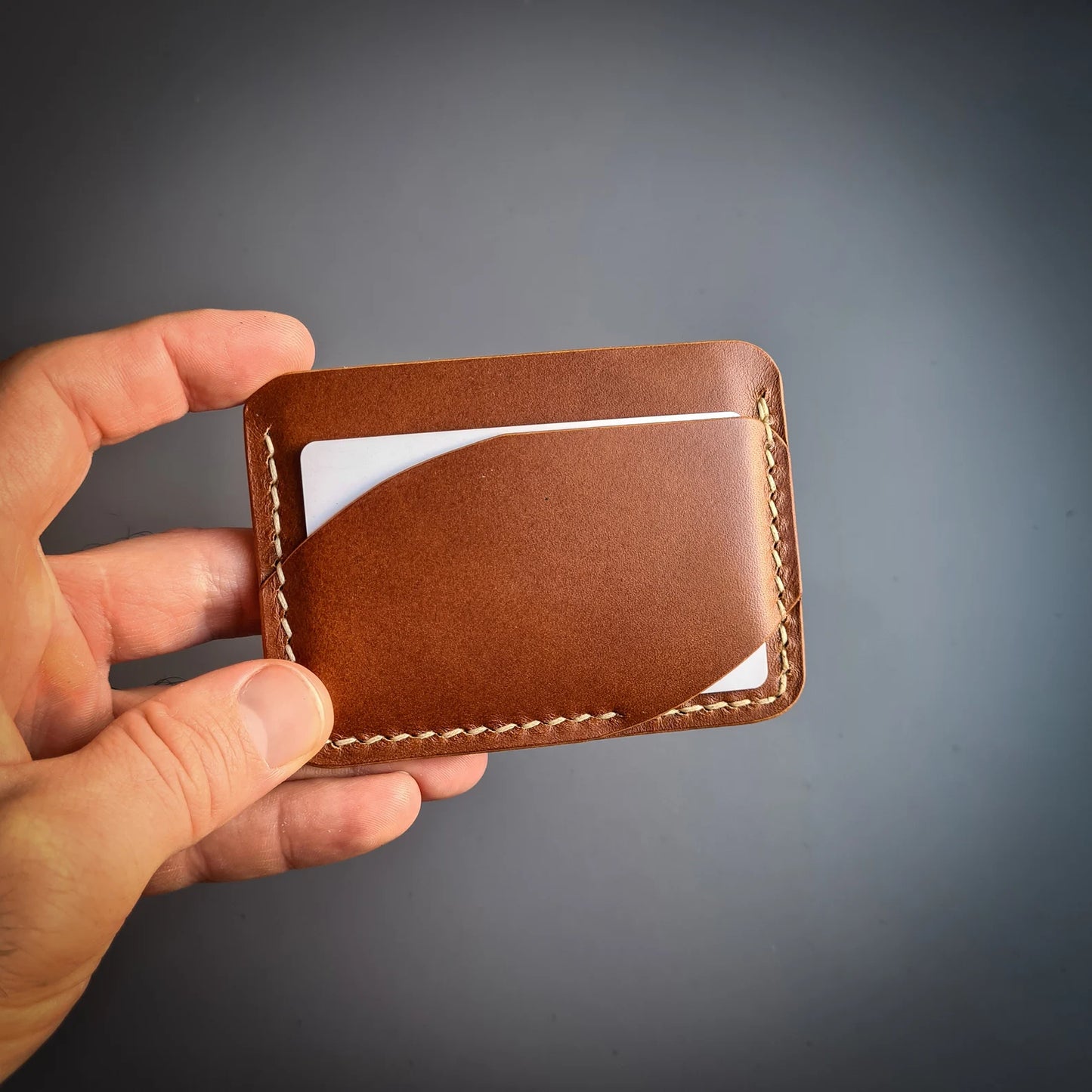 Handmade Slim Front Pocket Leather Wallet