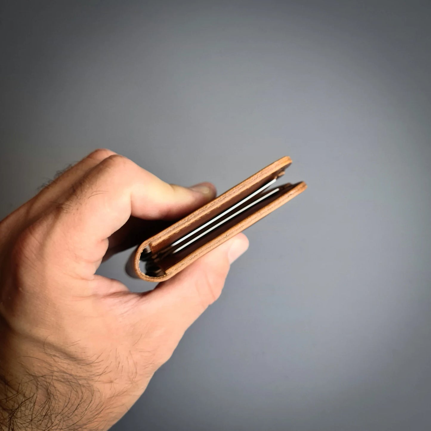 Handmade Leather Bifold Wallet