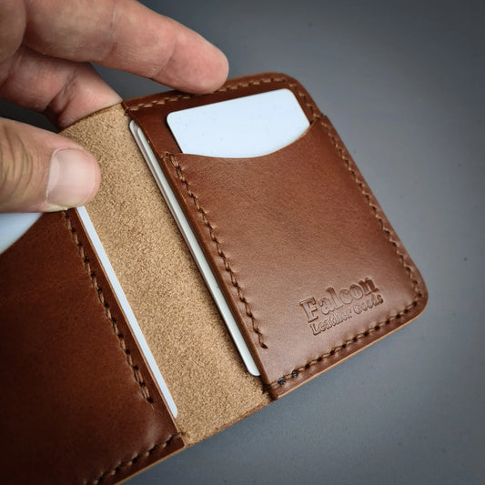 Handmade Leather Bifold Wallet