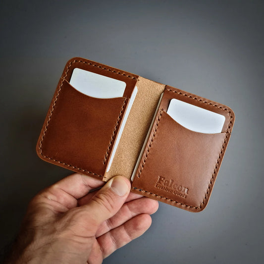 Handmade Leather Bifold Wallet
