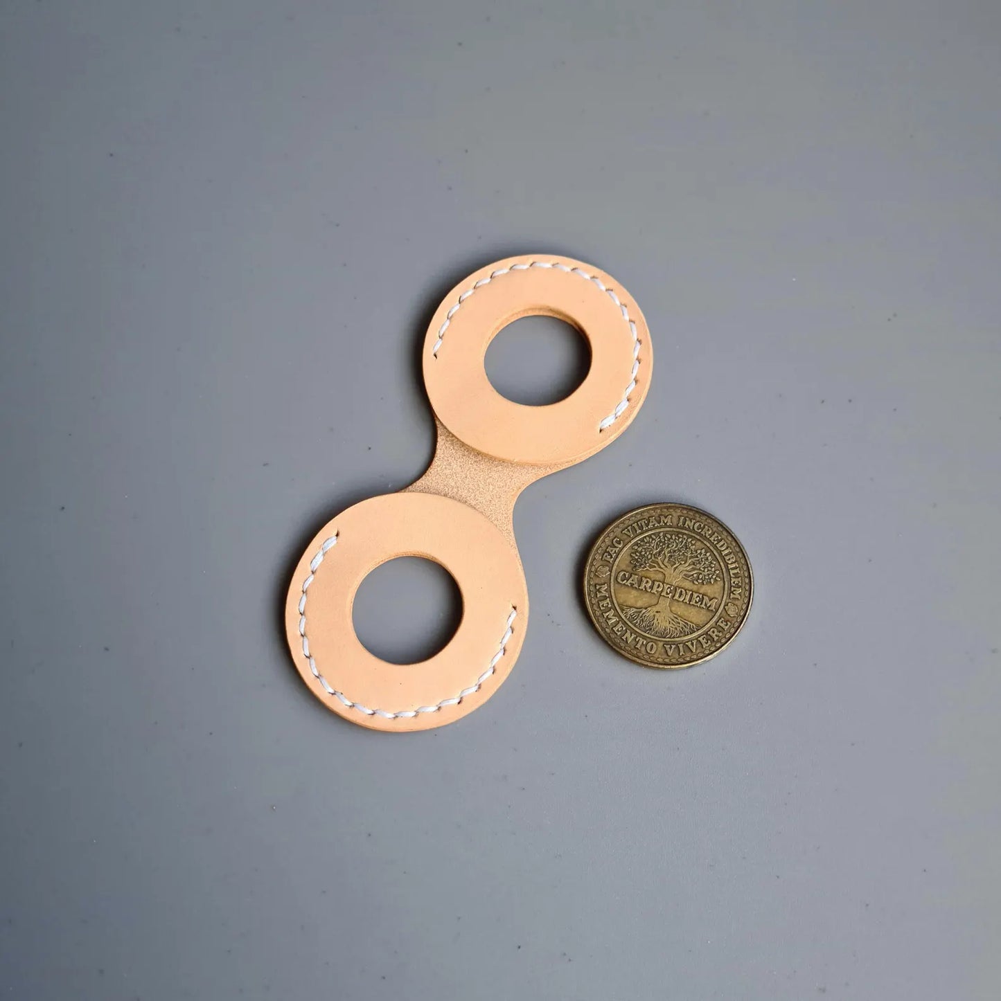Duo Leather Coin Holder With Cut-outs