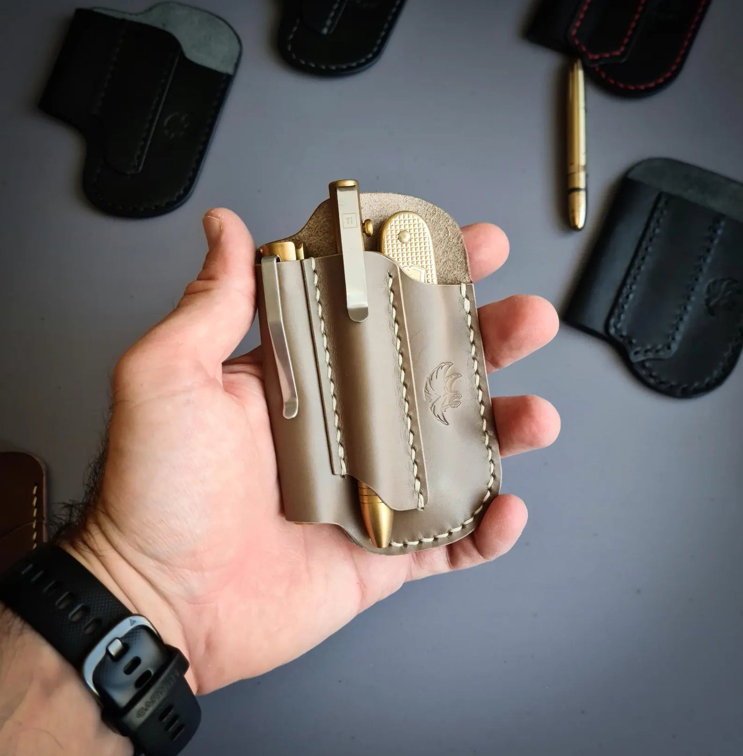 Leather Edc Pocket Organizer