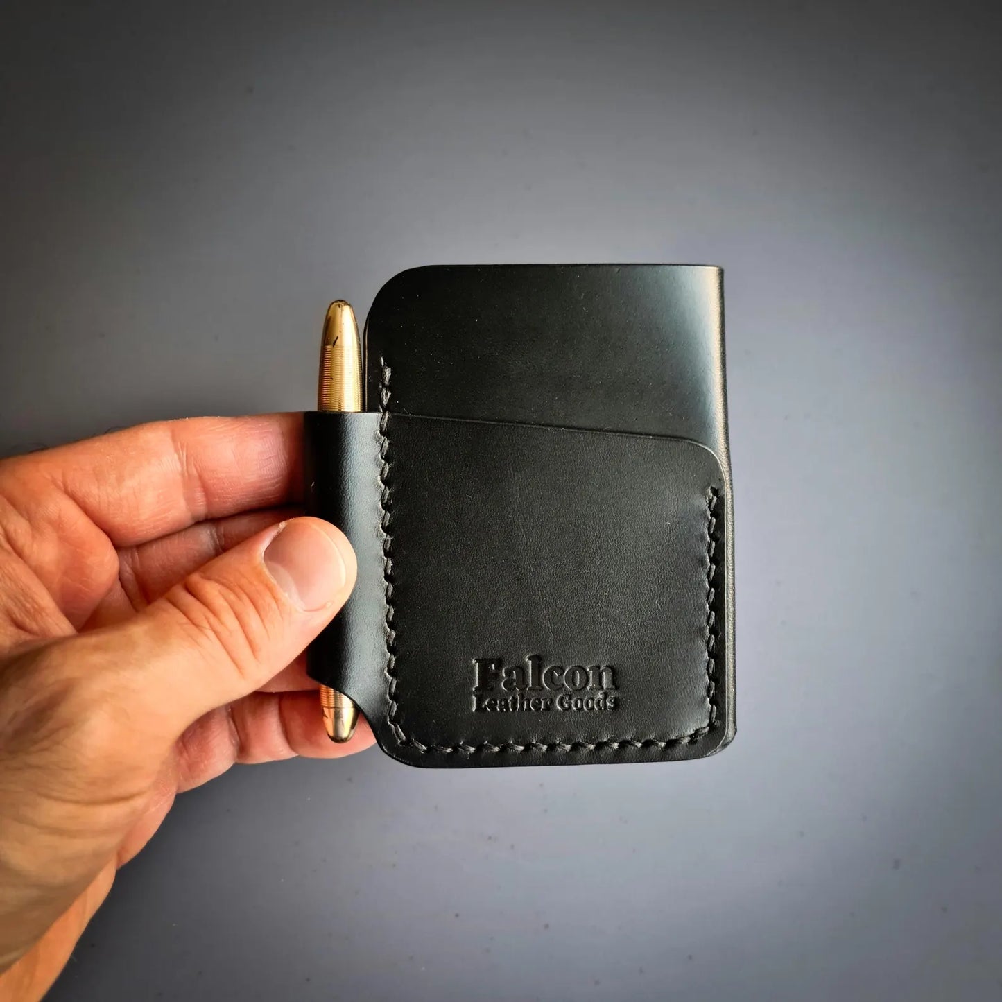 3-Slots Leather EDC Wallet With Pen Slot