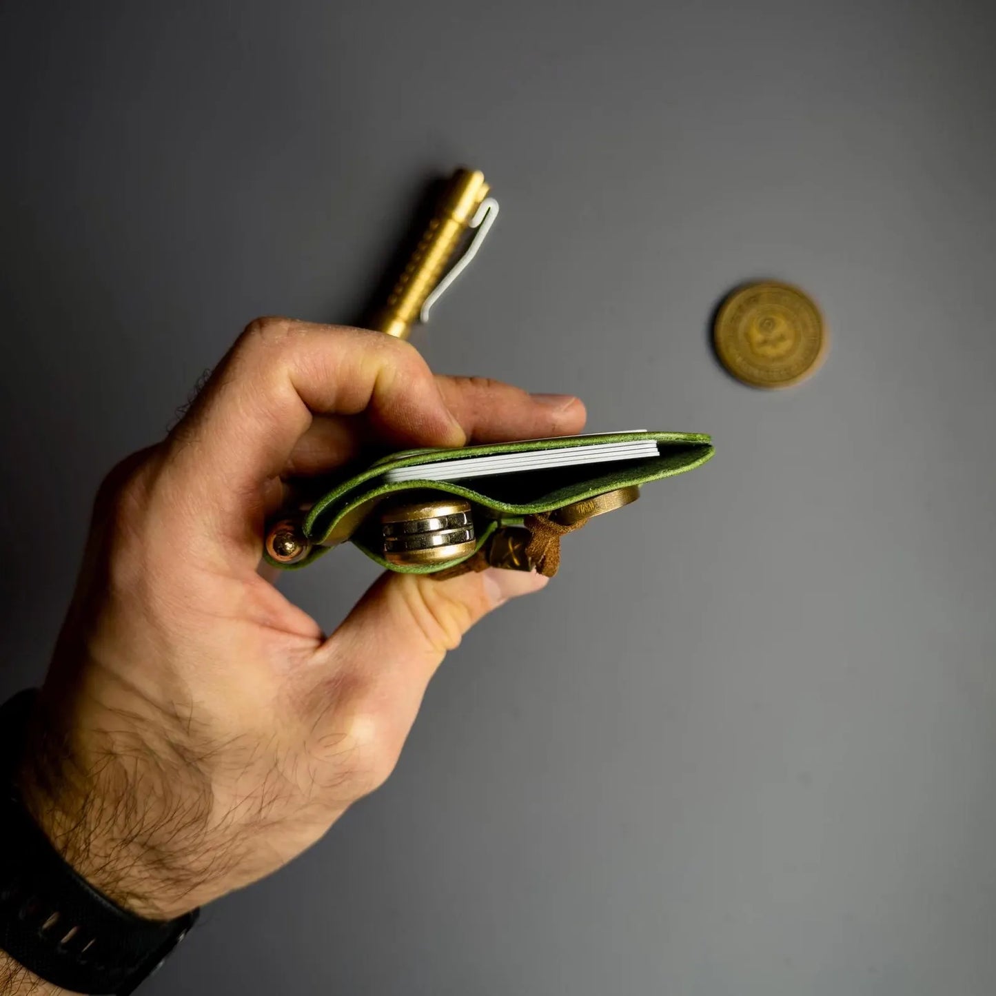 Handmade Leather EDC Caddy | Pocket Organizer