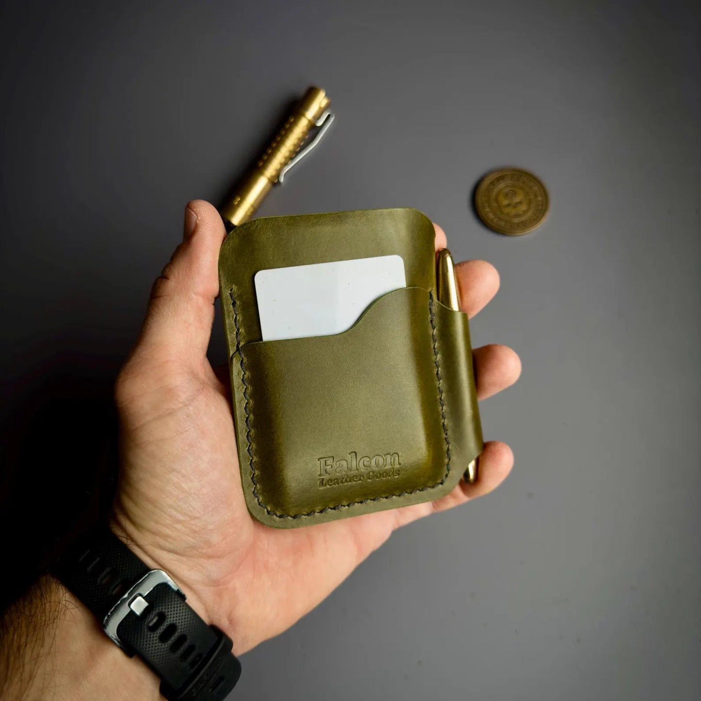 Handmade Leather EDC Caddy | Pocket Organizer