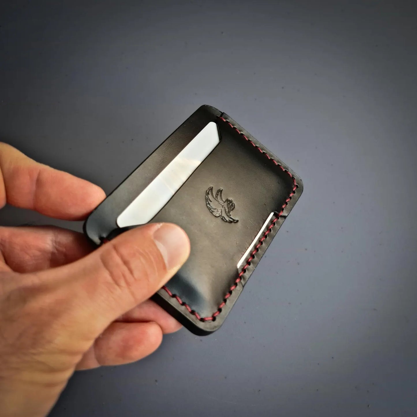 Handmade Minimalist Front Pocket Leather Wallet