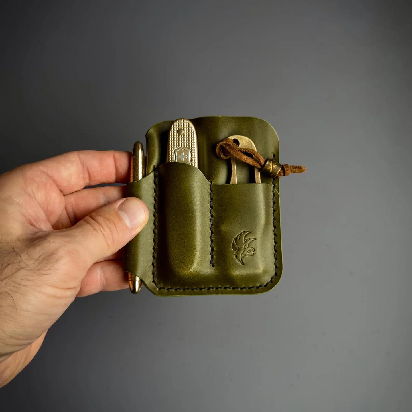 Handmade Leather EDC Caddy | Pocket Organizer