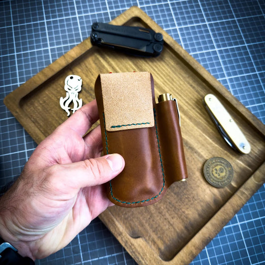 Leather EDC Organizer With Belt Loop