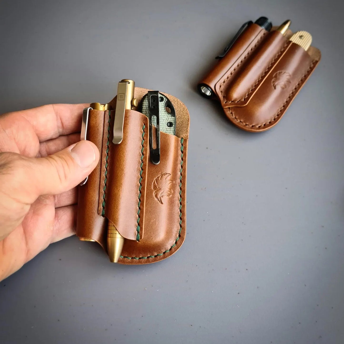 Leather Edc Pocket Organizer