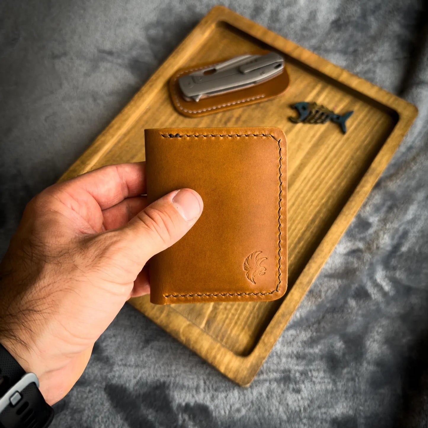 Handmade Bifold Leather Wallet
