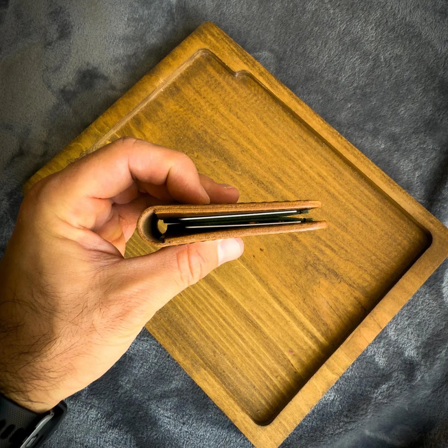 Handmade Bifold Leather Wallet