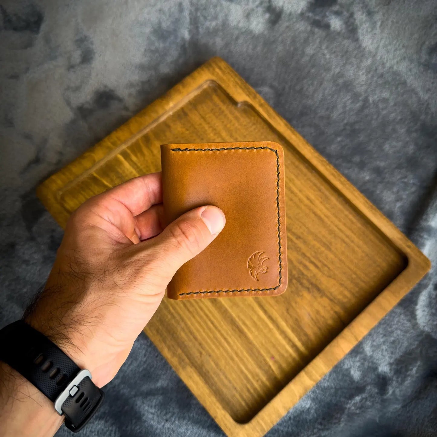 Handmade Bifold Leather Wallet
