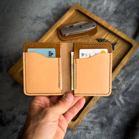 Handmade Bifold Leather Wallet