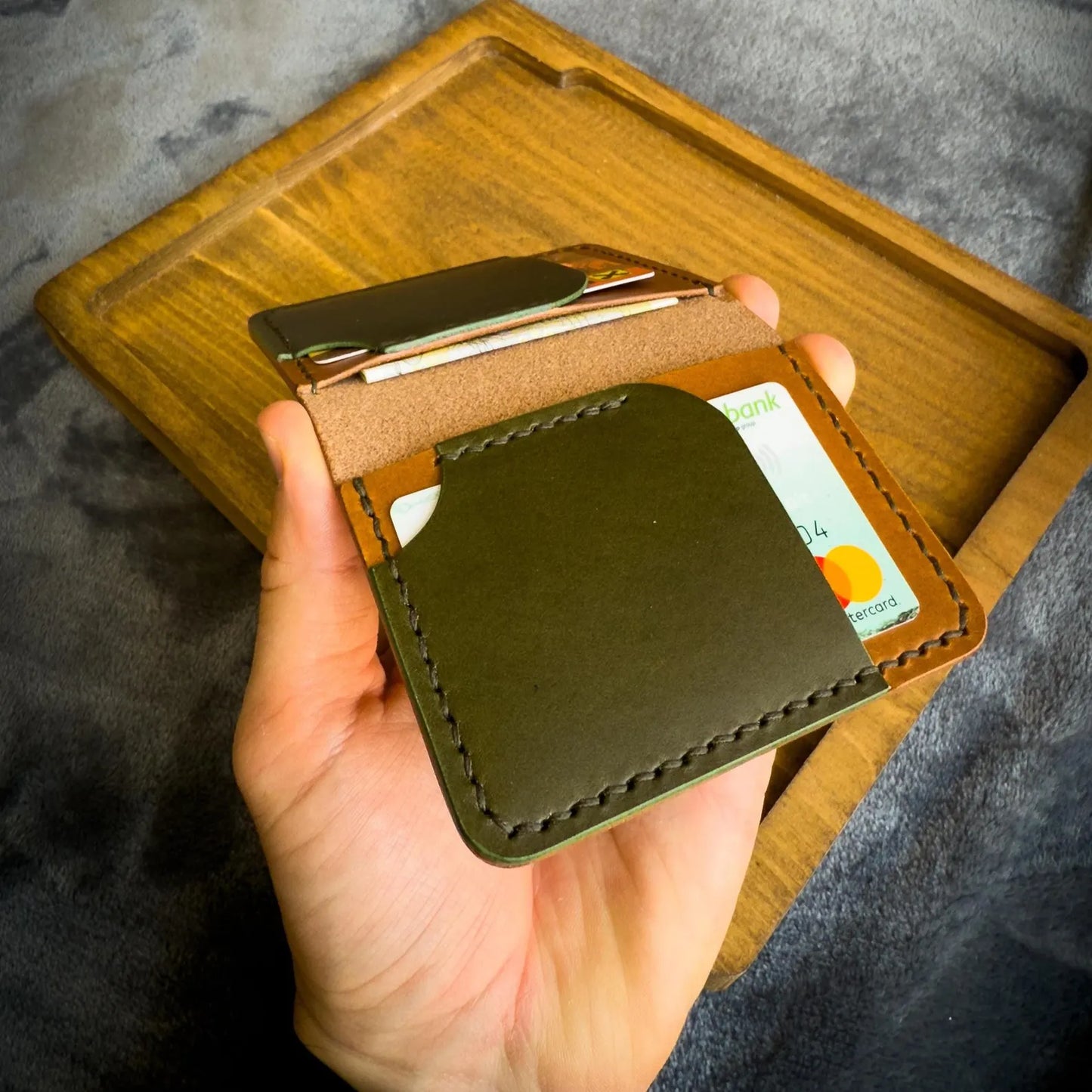 Handmade Bifold Leather Wallet