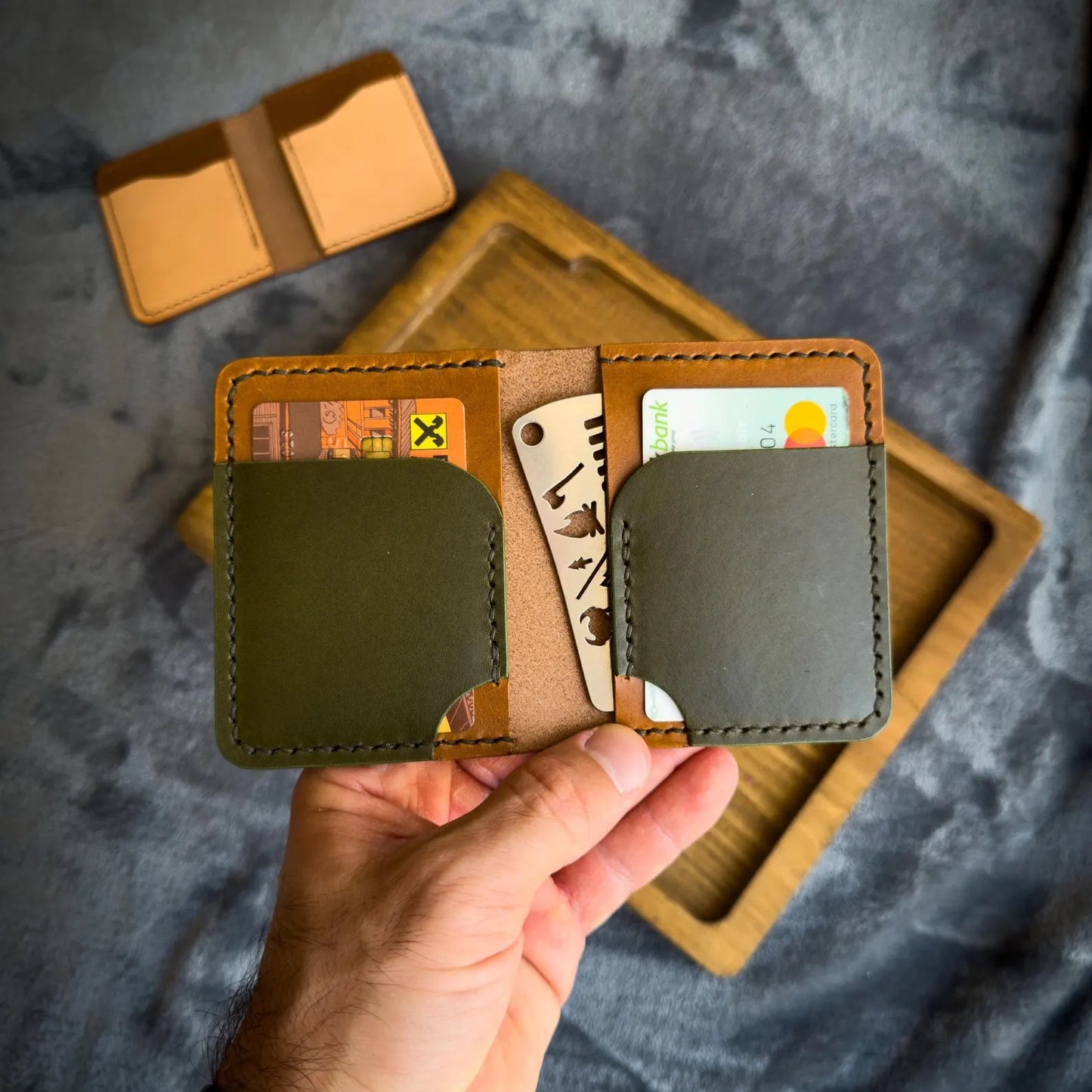 Handmade Bifold Leather Wallet