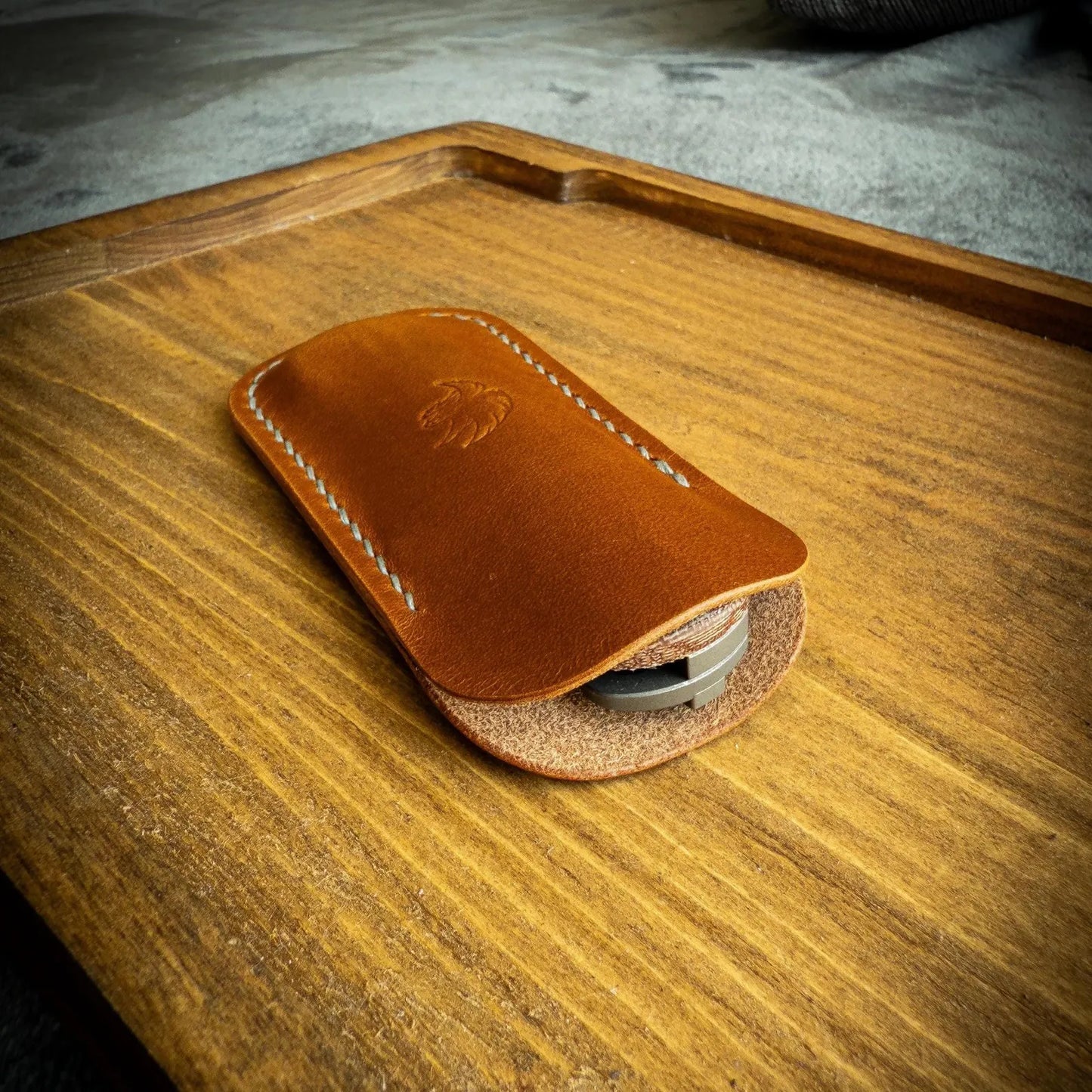 Folding Knife Leather Slip