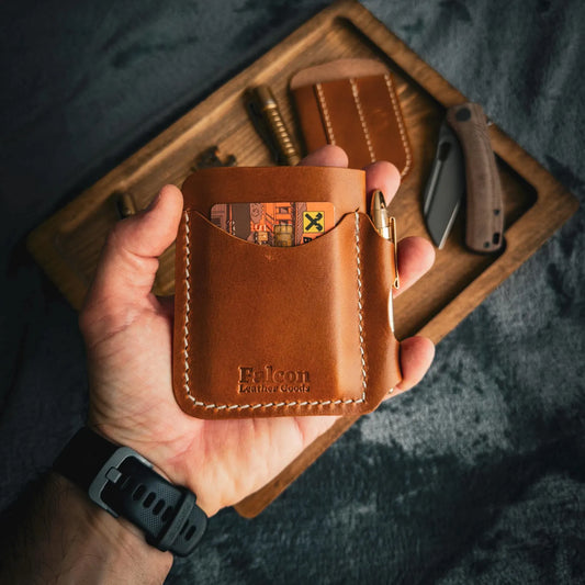 Handmade Leather EDC Caddy | Pocket Organizer