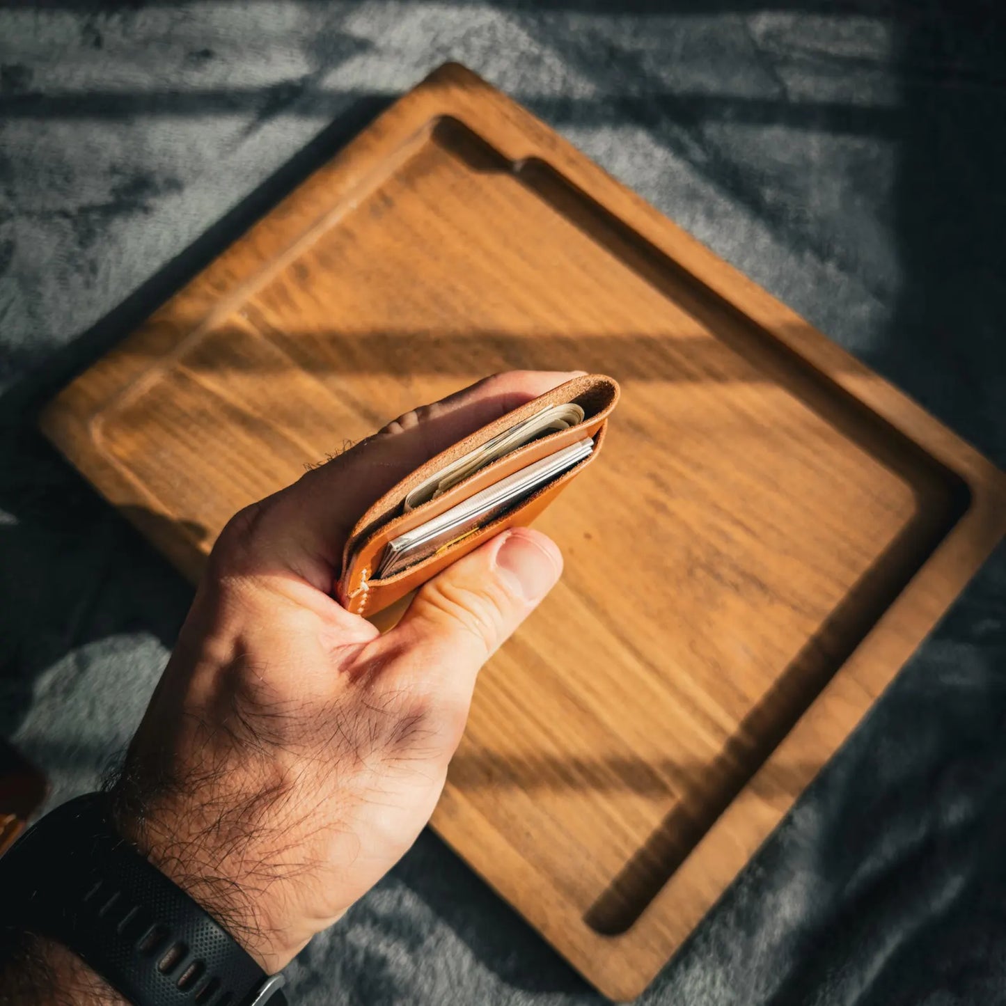 Handmade Slim Edc Leather Wallet