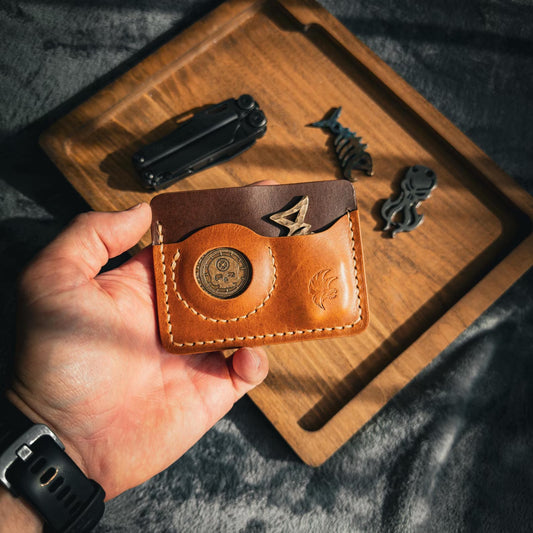 Leather EDC Wallet With Coin Pocket