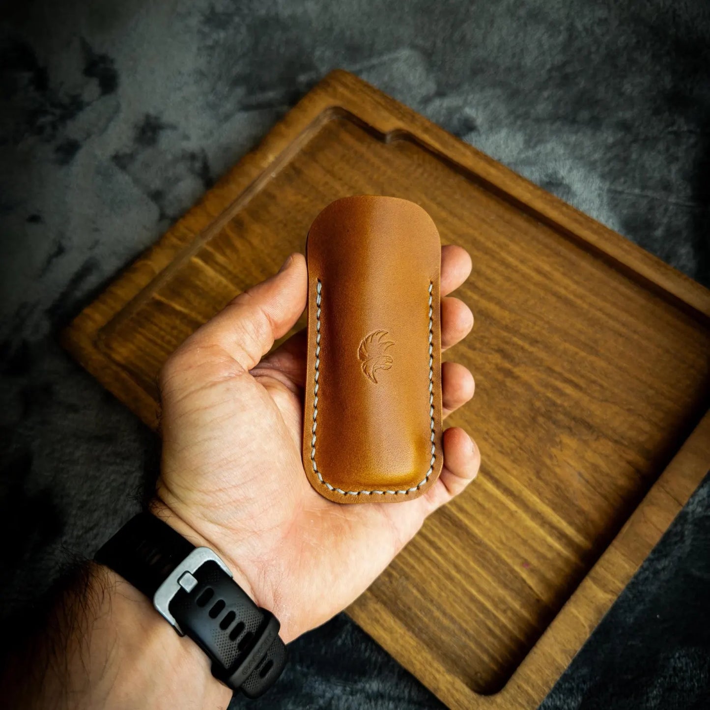 Folding Knife Leather Slip