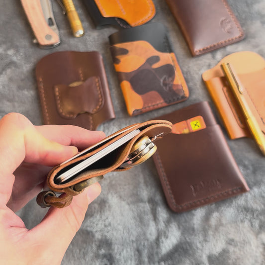 Handmade Leather EDC Caddy | Pocket Organizer
