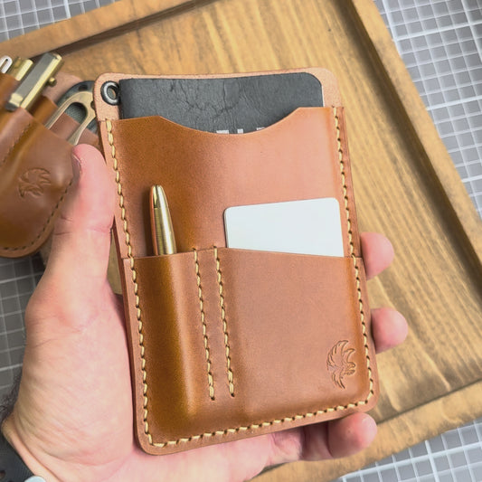 Field Notes Leather Cover With Pen Slot