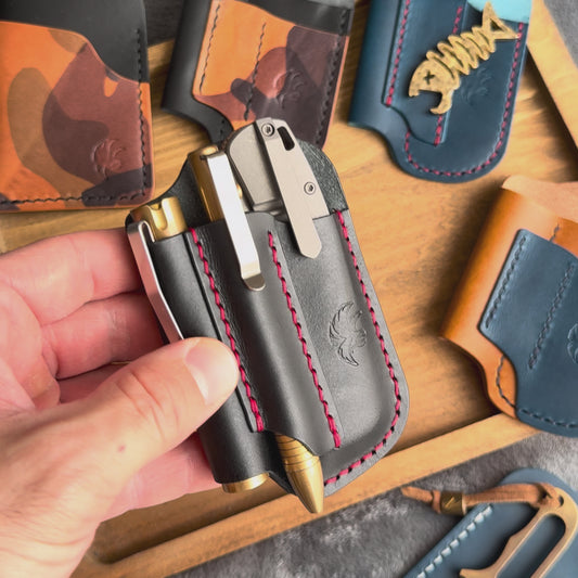 Leather Edc Pocket Organizer