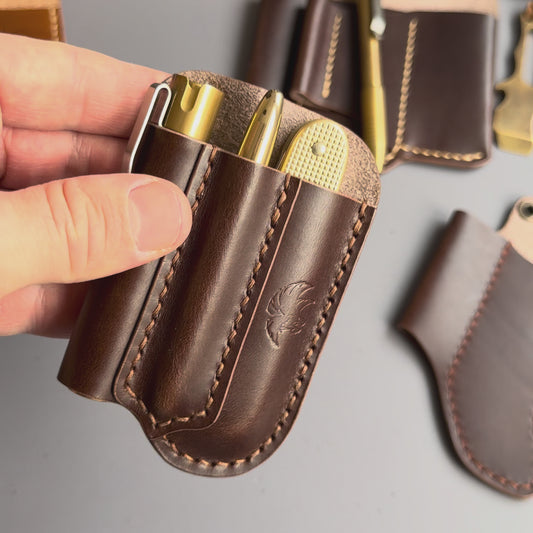 Handmade Leather Edc Pocket Organizer