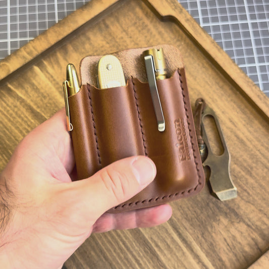 Leather Edc Pocket Organizer