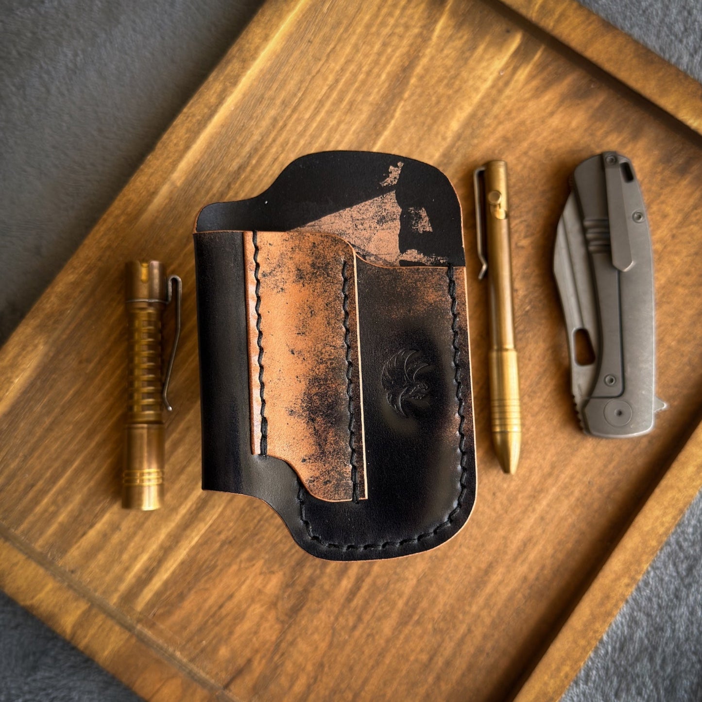 EDC-Taschen-Organizer aus Leder