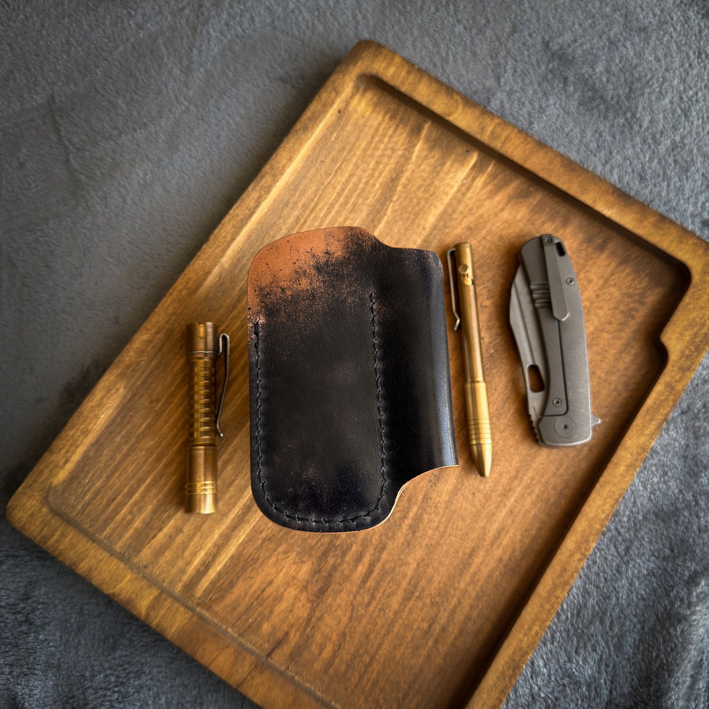EDC-Taschen-Organizer aus Leder