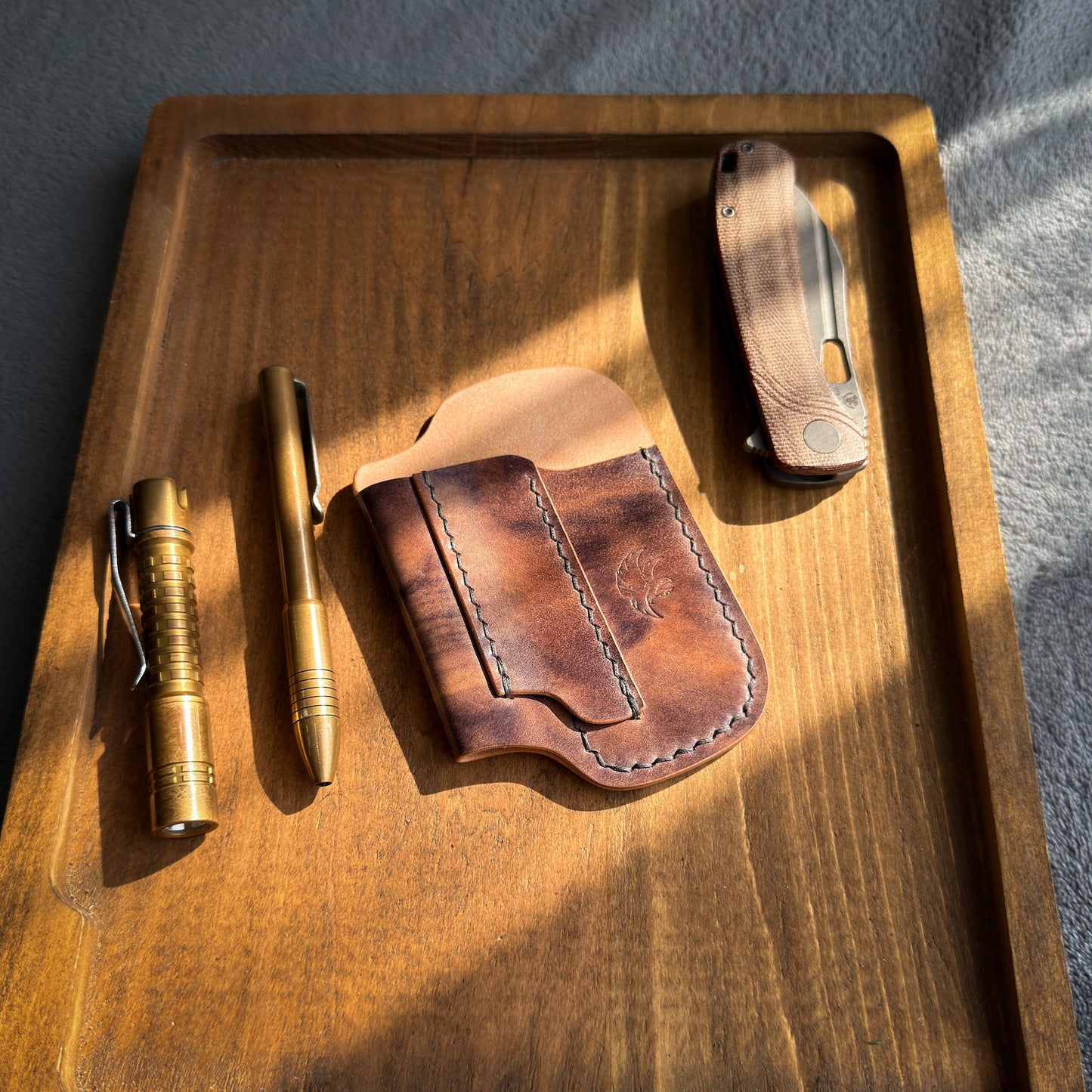 EDC-Taschen-Organizer aus Leder