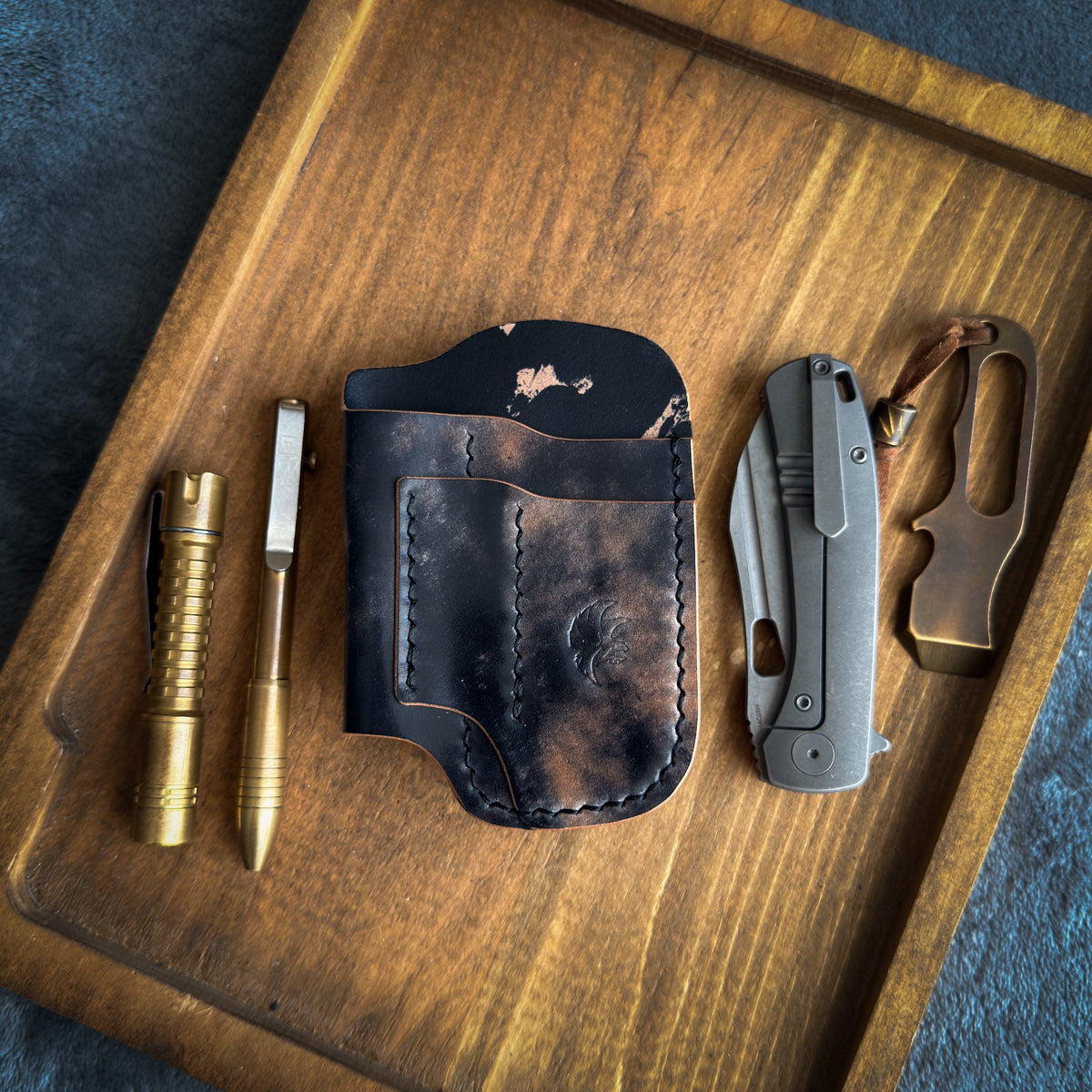 EDC-Taschen-Organizer aus Leder