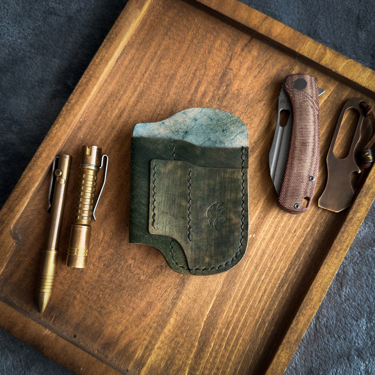 EDC-Taschen-Organizer aus Leder