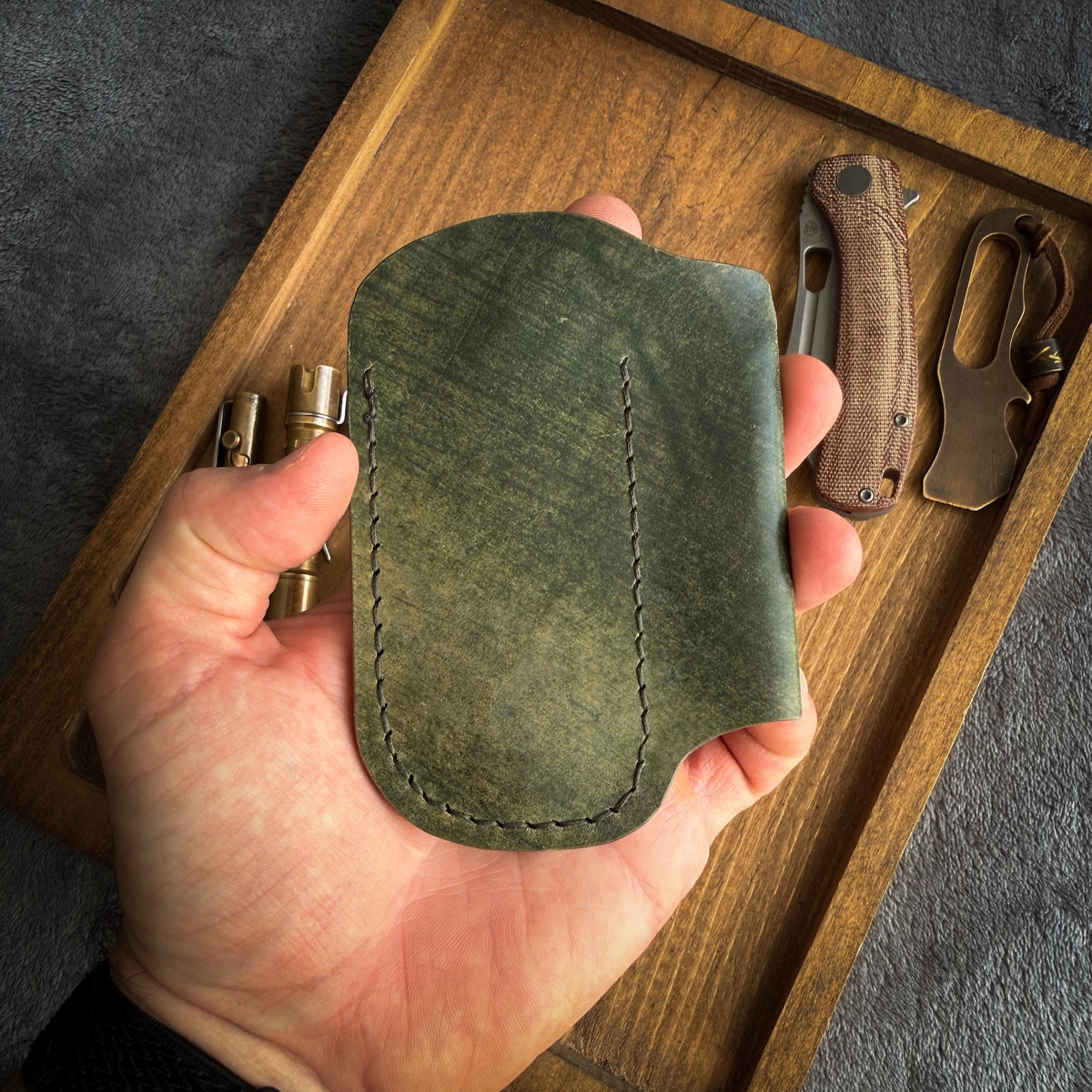 EDC-Taschen-Organizer aus Leder