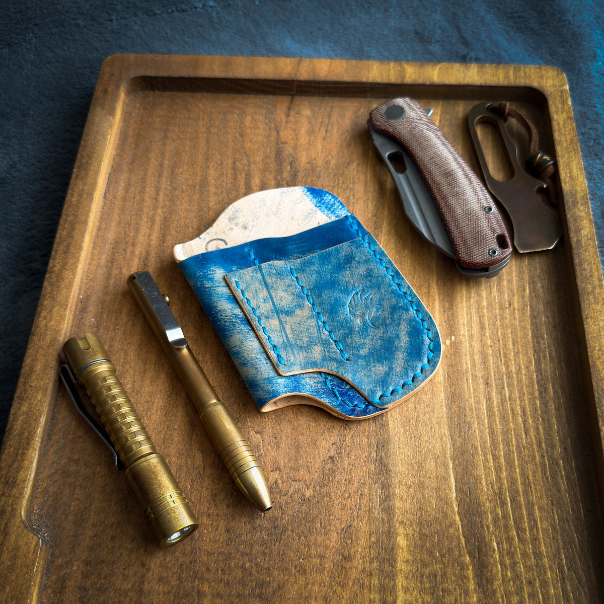 EDC-Taschen-Organizer aus Leder
